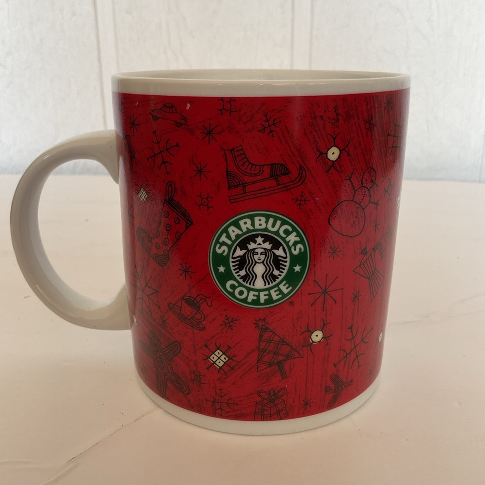 Starbucks Vintage Barista Series Christmas Mug